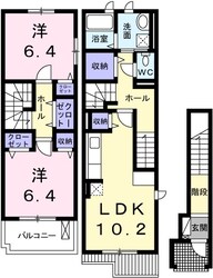 ロジュマンⅡの物件間取画像